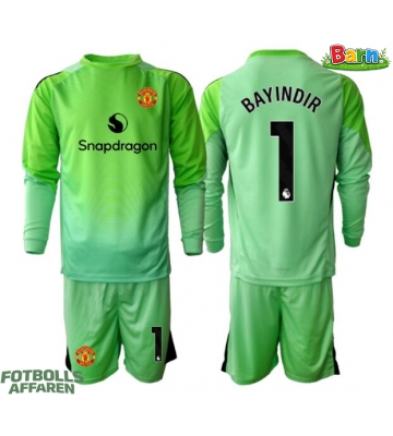 Manchester United Altay Bayindir #1 Målvakt Tredjeställ Barn 2025-26 Långärmad (+ Korta byxor)